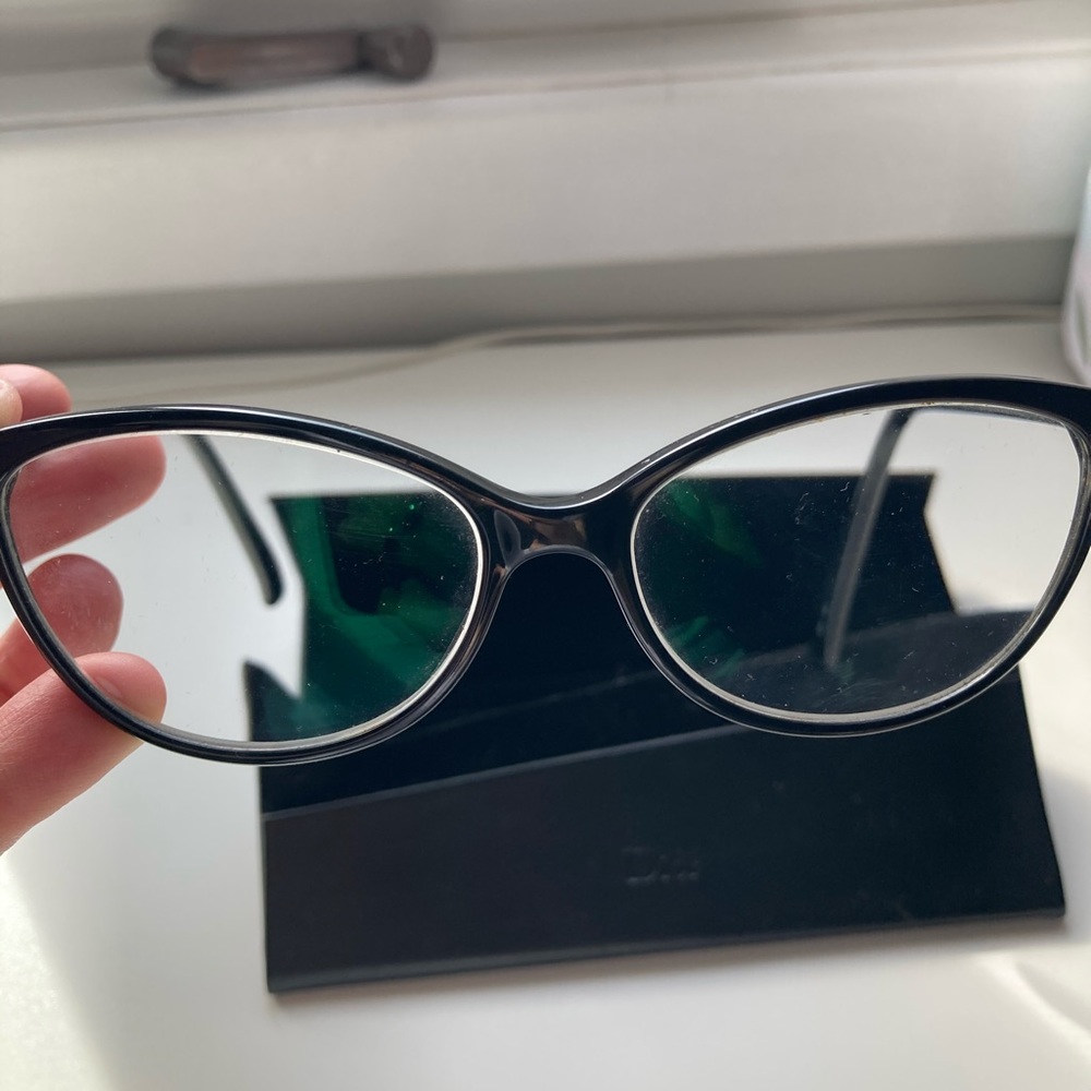 Dior Black Eyeglasses with Case - Picture 2 of 7